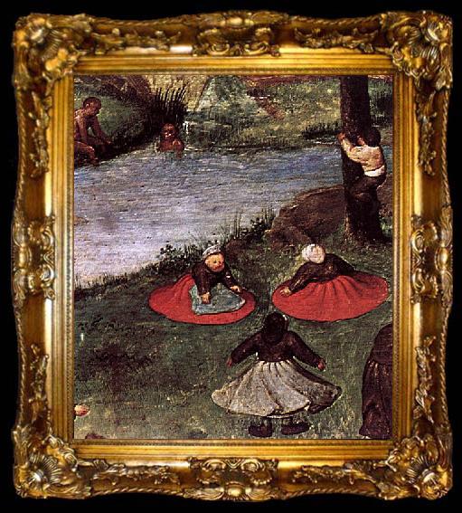 framed  Pieter Bruegel the Elder Children